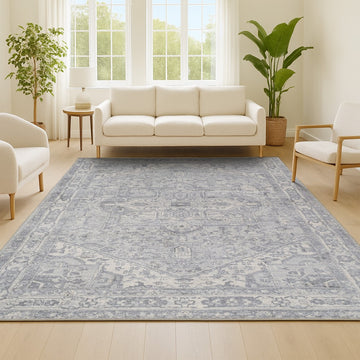 Jerica modern Persian Vintage Medallion Area Rug